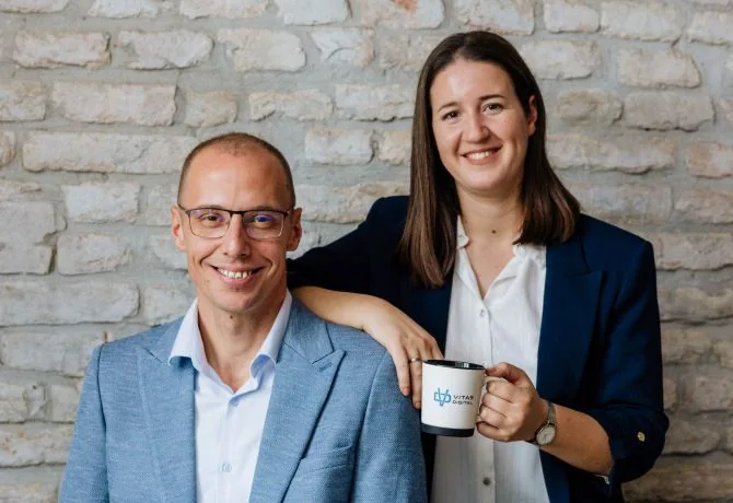 Miroslav and Sonja, the founders of Vitas Digital